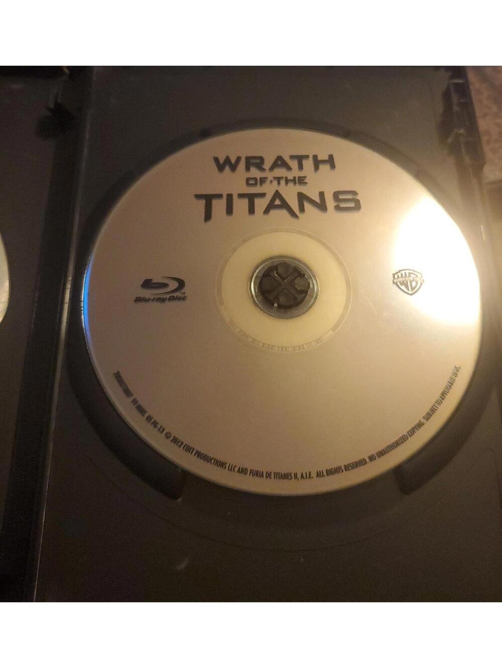 DVD Wrath of the Titans PG-13 Blu Ray Disc